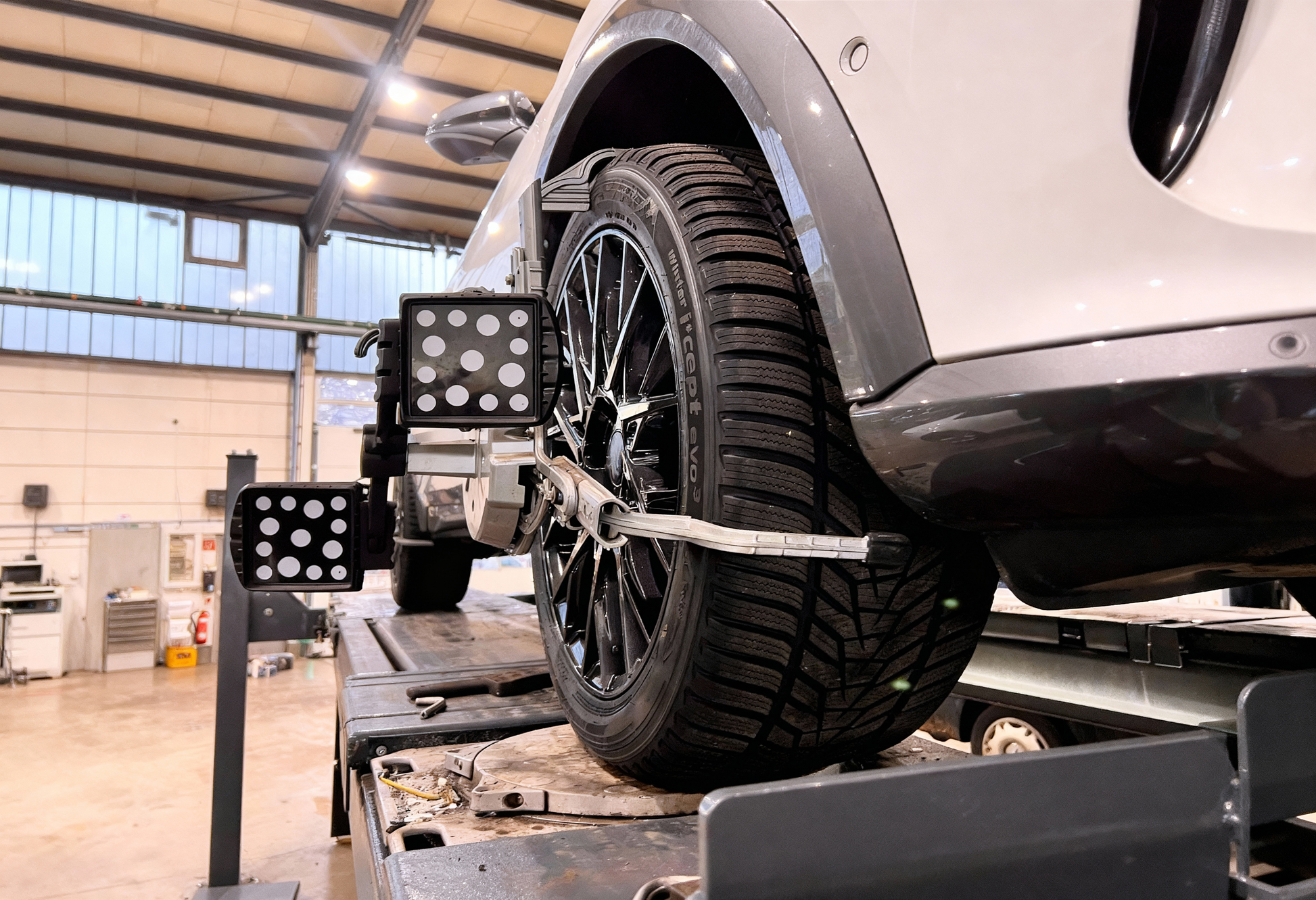 Präzise 3D-Achvermessung